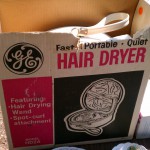 mod retro ge hairdryer in box