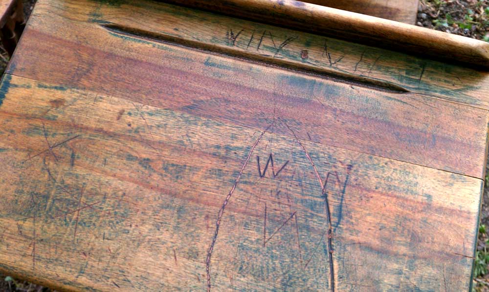 Antique School Desks Back To Antiquing Basics Or How To Clean