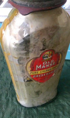 old manse jar bottle before