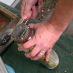 removing the stuck lid on the preserves jar