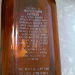 vintage brown glass milk bottle