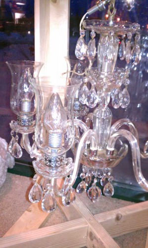 antique venetian glass chandelier