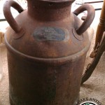 antique milk can