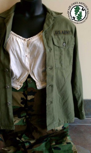 vintage military fatigues fashion