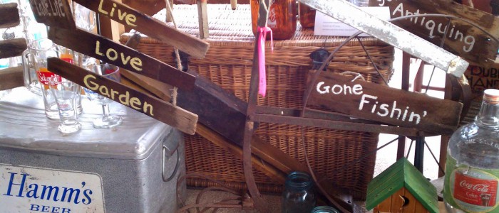 handmade signs from antique wooden shingles