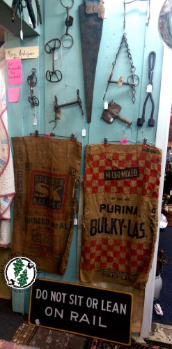 antique feed seed burlap sacks barn finds