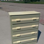 moss green dresser with pale yellow stripes fair oaks antiques