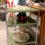 mid-century-modern-three-tier-metal-rolling-car-barcart-with-glasst-barware