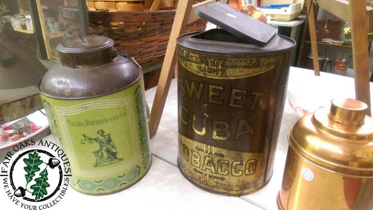 Antique Advertising Tins