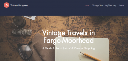 Directory of vintage shopping & junking in Fargo, North Dakota & Moorhead, Minnesota